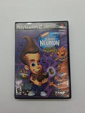 Adventures of Jimmy Neutron Boy Genius: Attack of the Twonkies PS2 CIB W/ Manual