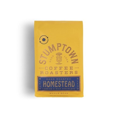 Whole Bean Coffee Homestead Blend Medium Roast 12 Ounce Milk Chocolate Cherry