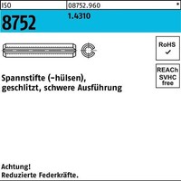 Spannstift Iso 8752 Geschlitzt 3,5X 30 1.4310 Schwere Ausf. 100 StüCk