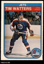 1982 O-Pee-Chee #395 Tim Watters Jets-Hockey RC 8 - NM/MT