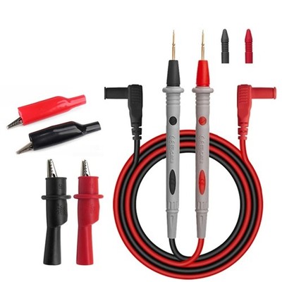 Digital Multimeter Test Leads Probe Wire Pen Cable Needle Tip 10A 20A 1000V