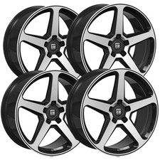 Set Of 4 Touren Tf96 20x9 5x112 35mm Blackmachined Wheels Rims 20 Inch Set Of 4 Touren Tf96 20x9 5x112 35mm Blackmachined Wheels Rims 20 Inch