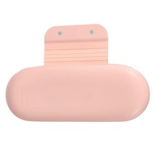 Silicone Makeup Brush Holder Magnetic Closure Travel Cosmetic Bags Pink