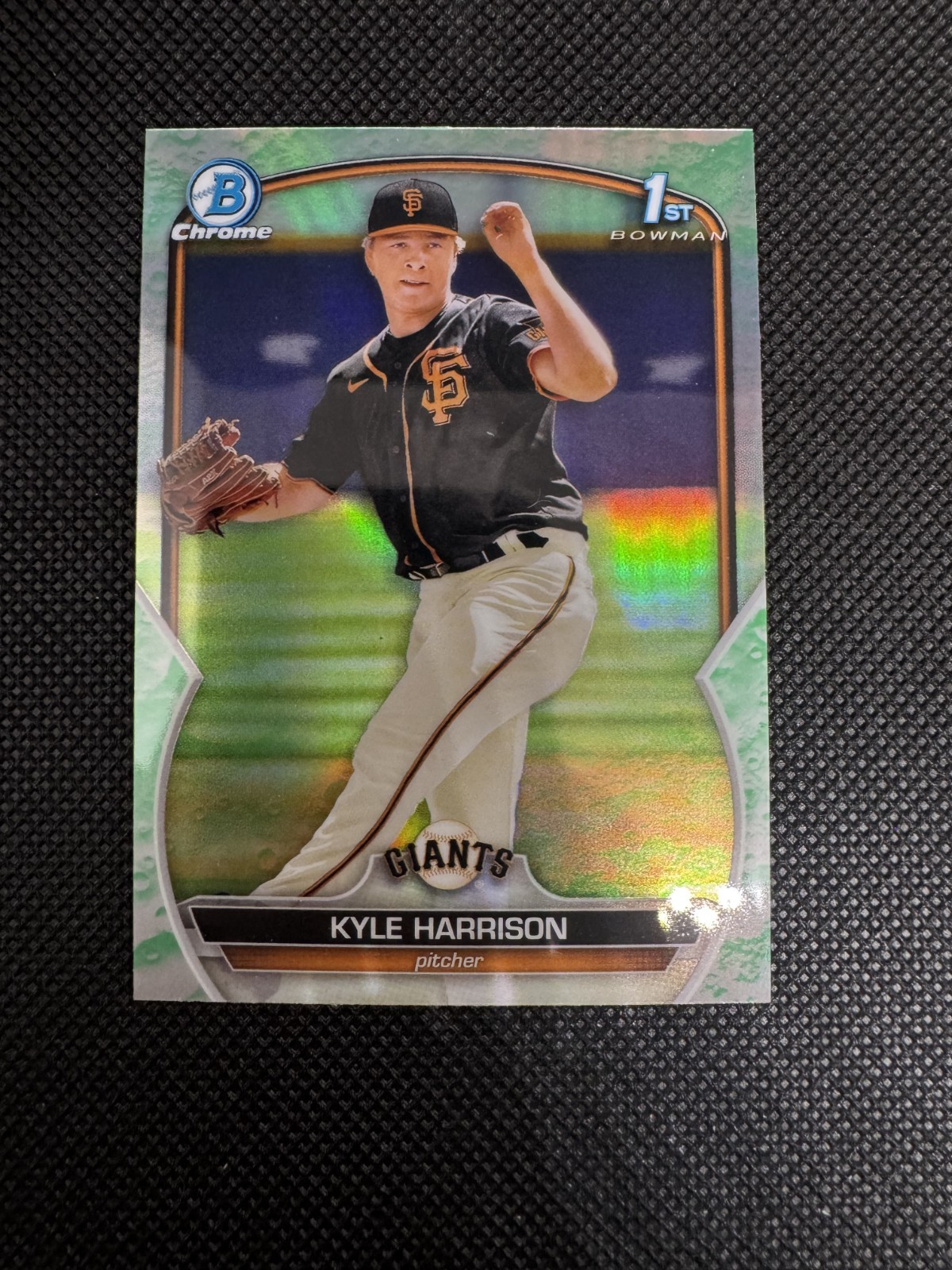 2023 Bowman Chrome Prospects Kyle Harrison Lunar Glow Refractor #BCP-93