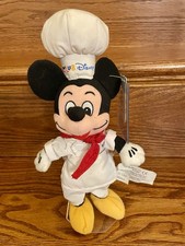 Club Disney Mini Bean Bag Chef Mickey Plush