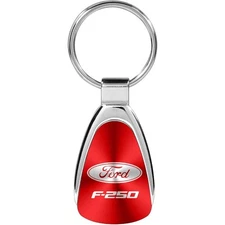 , INC. Officially Licensed Red Teardrop Key Fob for Ford F-250