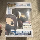 Funko Pop! Marvel Winter Soldier Amazon Exclusive Bobblehead Vinyl #838