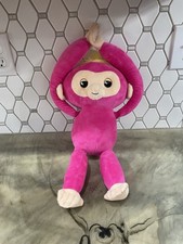 Fingerlings Hugs Bella Pink Interactive Plush Monkey By Wow Wee Stuffed Animal