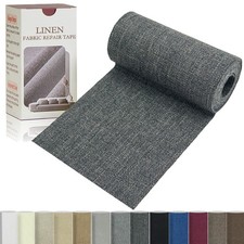 Linen Repair Tape 4x70 Inch Self-Adhesive Couch Patch Repair Fabric Patch for...