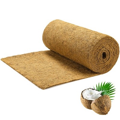 Natural Coconut Liner Roll 16''x80'' - Thick Coco Fiber Mat for Planters, Baskets,