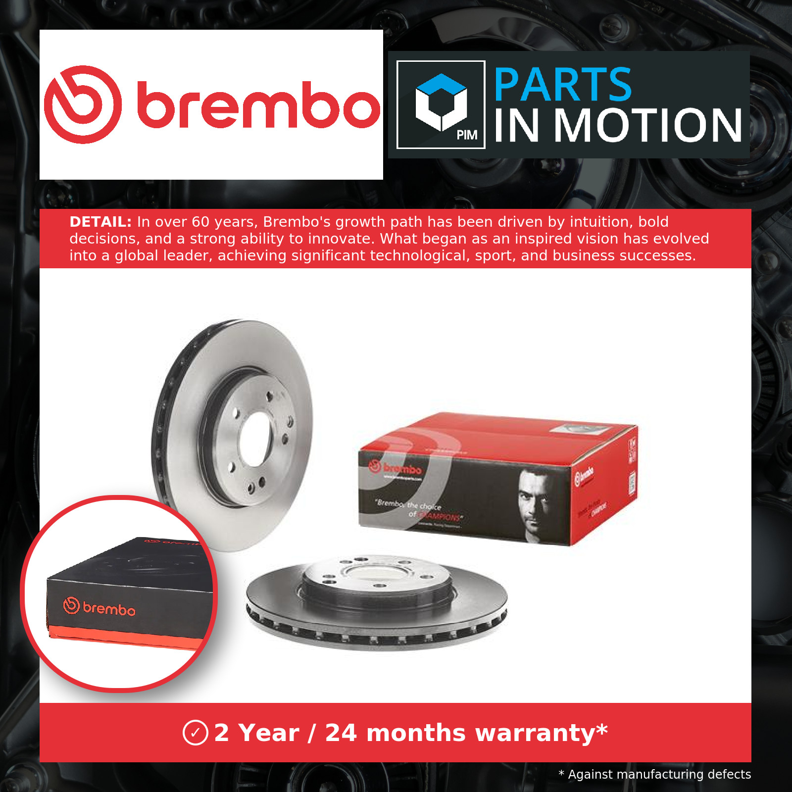 2x Brake Discs Pair Vented fits MERCEDES C160 CL203 1.8 Front 02 to 08 M271.921 - Image 10
