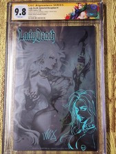 Product Image: Lady Death Immortal Deception 1 Naughty Ult Metal KL Ed Kunkka Signed+Sketch 9.8