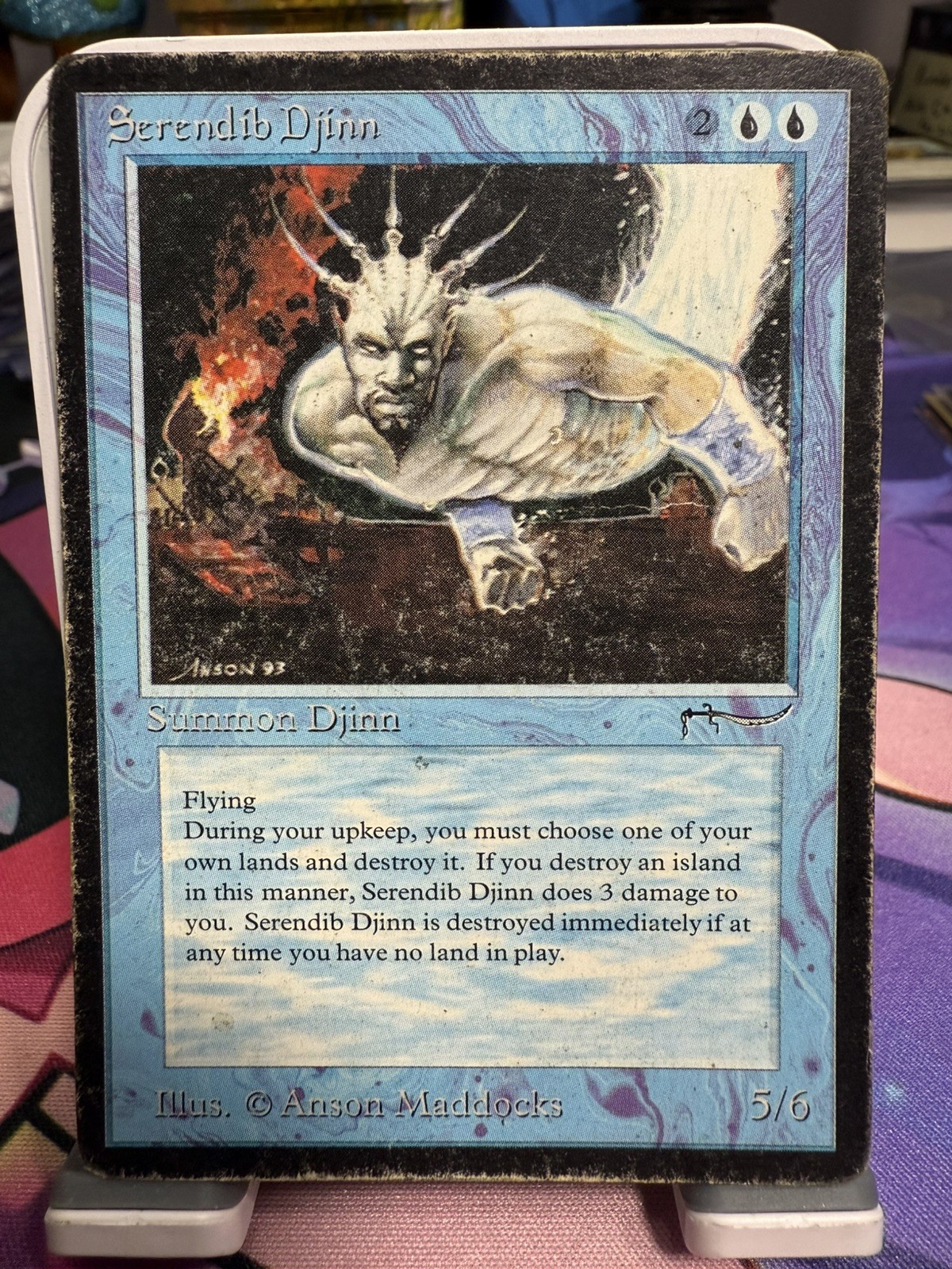 MTG Serendib Djinn Heavily Play Arabian Nights