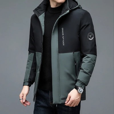 Plus Size Classic Waterproof Casual Parka Men Jackets Winter New Long Warm Thick