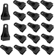 Upgrade Large Tarp Clips Heavy Duty Lock Grip, 18 Pcs Heavy Duty Tarp Clip Clamp