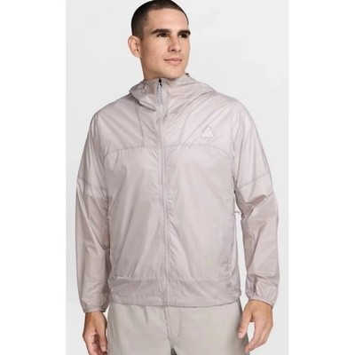 NWT Men's Nike ACG Cinder Cone Windproof Jacket - Large - Gray/White