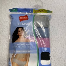 Womens 5pk Cooling ComfortSoft Stretch Bikinis - Hanes Ultimate 8/XL