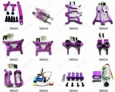 Aluminum Metal Upgrad Parts For 1/18 WLtoys A959 A969 A979 K929 Rc Car purple