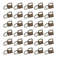 30 SchlüSselanhäNger Mit Ringen FüR Lanyards, Bronze, 0,8 Zoll 20Mm