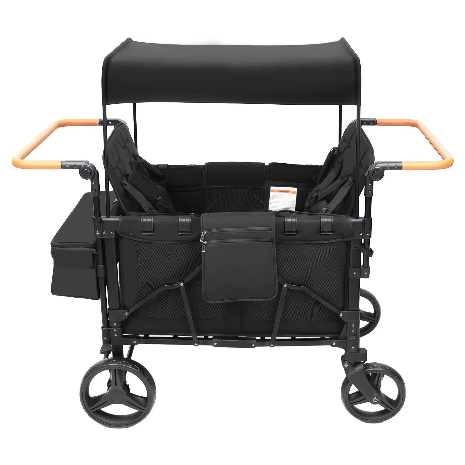 Versatile Stroller Wagon For 4 Kids Portable Stroller Wagon Cart Folding 66lbs