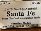 RARE HO Scale Resin Sunshine ATSF Santa Fe BX-36 Rebuilt Boxcar Kit — photo 1