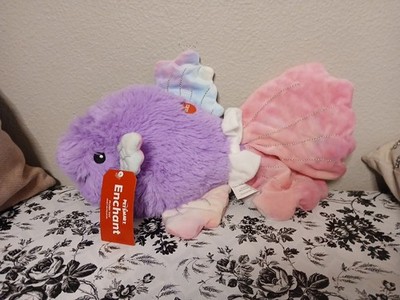 NEW Petsmart Dog Toy ENCHANT the Fish Squeaker Purple 2022 Stuffed Plush NWT