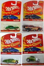 Hot Wheels Classics Series 1 Set 4x Autos Cougar, Firebird ,Ford Neu in OVP