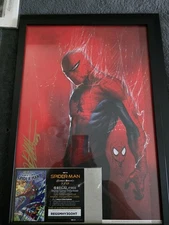 MARVEL SPIDER-MAN #800 Art Print SIGNED By GABRIELE DELL'OTTO Art Print in frame