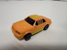 Life-Like T-Bird Ligtht Orange with Yellow w/T-Chassis Slot Car Working Lights 