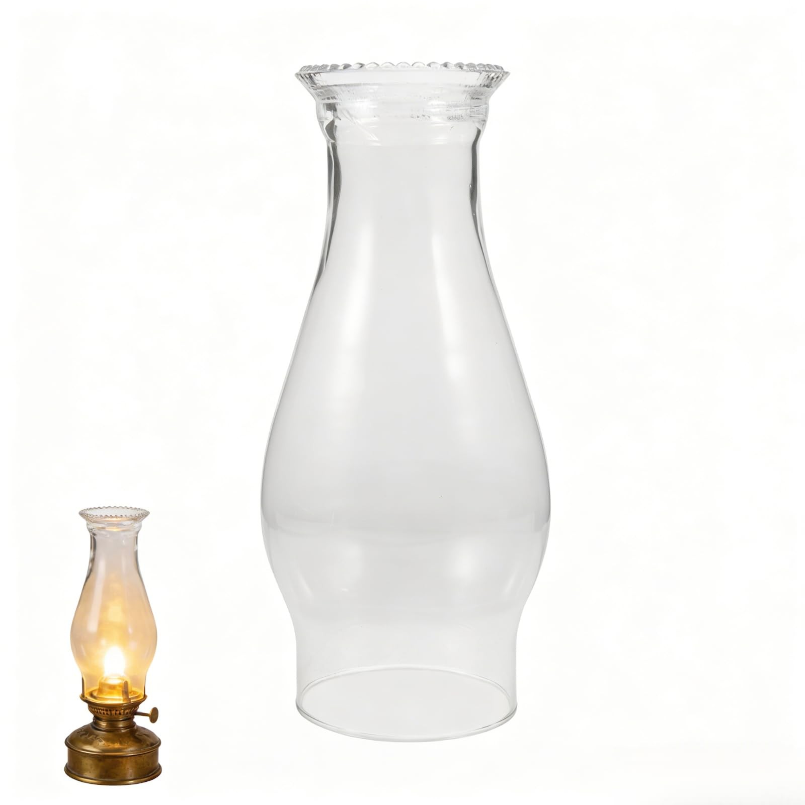 Abat-jour en verre vintage 7,3 cm pour remplacer un couvercle de lampe cassé