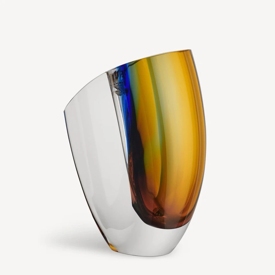 Jarrón Kosta Boda 7040705 - azul/ámbar Foto 3 de 4