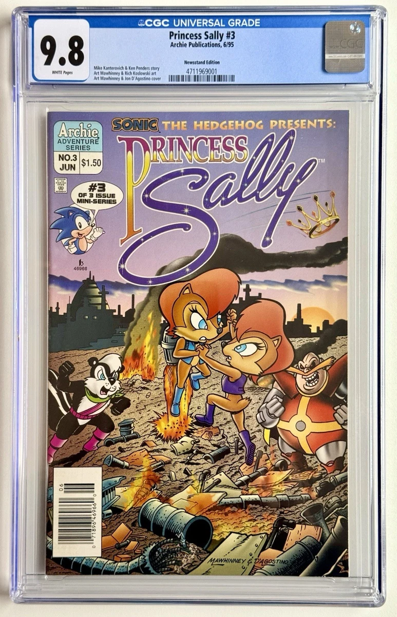 アメコミリーフ　Sonic the Hedgehog #50 CGC 9.8 Preços baixos em Sonic the Hedgehog Archie Comics 9.8 QUASE