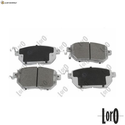 BREMSBELAGSATZ SCHEIBENBREMSE 231-01-266 FÜR INFINITI NISSAN MURANO/II MAXIMA