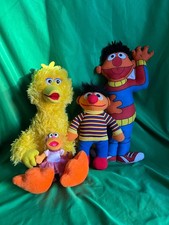 sesame street lot plush Big Bird, Ernie Zoe