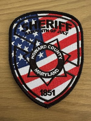 Howard County Sheriff s Office MD - 4th of July Holiday Themed Patch