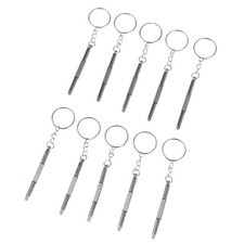 Tournevis Porte-Clés Multifonction Amaxiu - Mini Outil Avec Têtes Plates Et Cruciformes