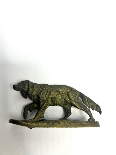 PIERRE-JULES MENE Retriever (French, 1810-1879). Patinated bronze Signed PJ Mene