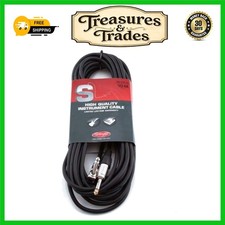 Pro-Series Angled Instrument Cable Unbalanced Jack 10m Black