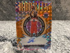2025-26 Finest Jamir Watkins Rookie Auto RC Orange Geometric Refractor /15 SSP