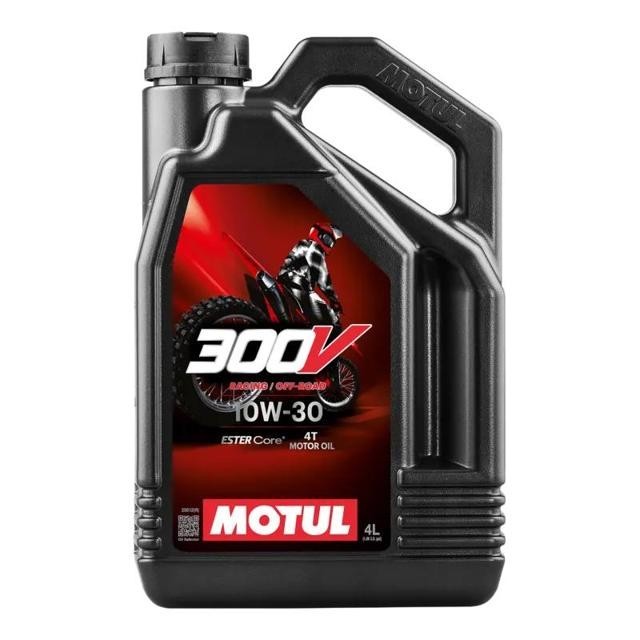 MOTUL 300V OFF-ROAD 10W30 lubrifiant pour moteur 4T cross en bidon de 4L