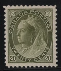 #84 Numeral 20c Canada mint well centered  cv $1250