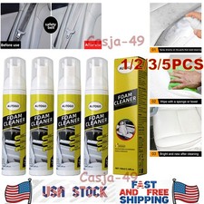 Foam Cleaner Spray For Car Interior, Multi-Purpose Upholstery Leather Cleaner