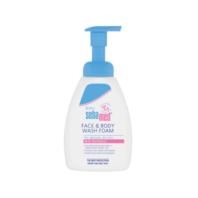 SEBAMED Baby Face & Body Wash Foam 400ml