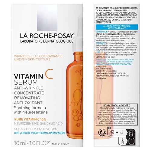 La Roche-Posay Vitamin C Serum Anti-Wrinkle Concentrate 1 oz Exp. 07/2027 - Picture 11 of 13