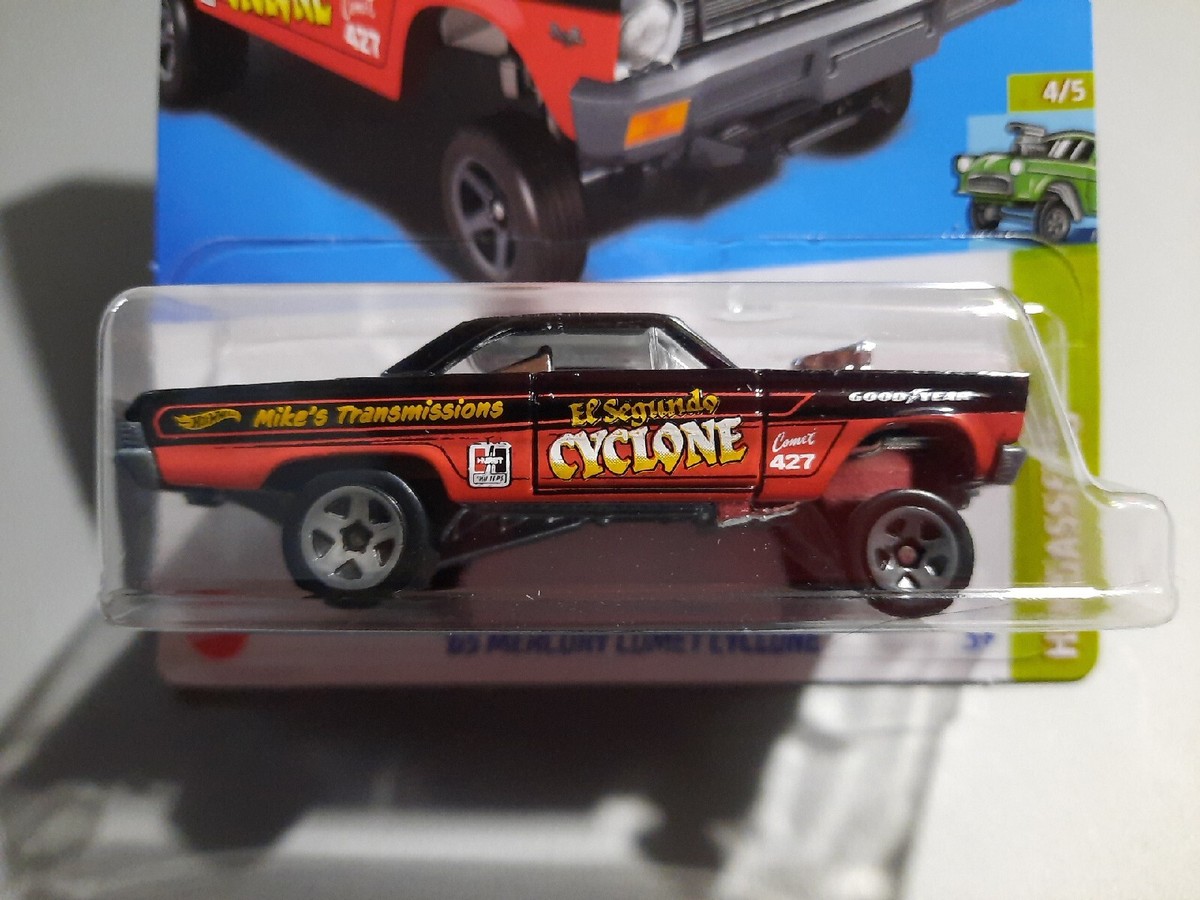 2023 Hot Wheels '65 Mercury Comet Cyclone Gasser Black 199