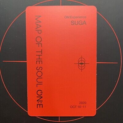 æŽæ¥œ BTS MAP OF THE SOUL ONE Blu-ray ðBTS MAP OF THE SOUL ON:E ONE Blu Ray SUGA Photo Card PC