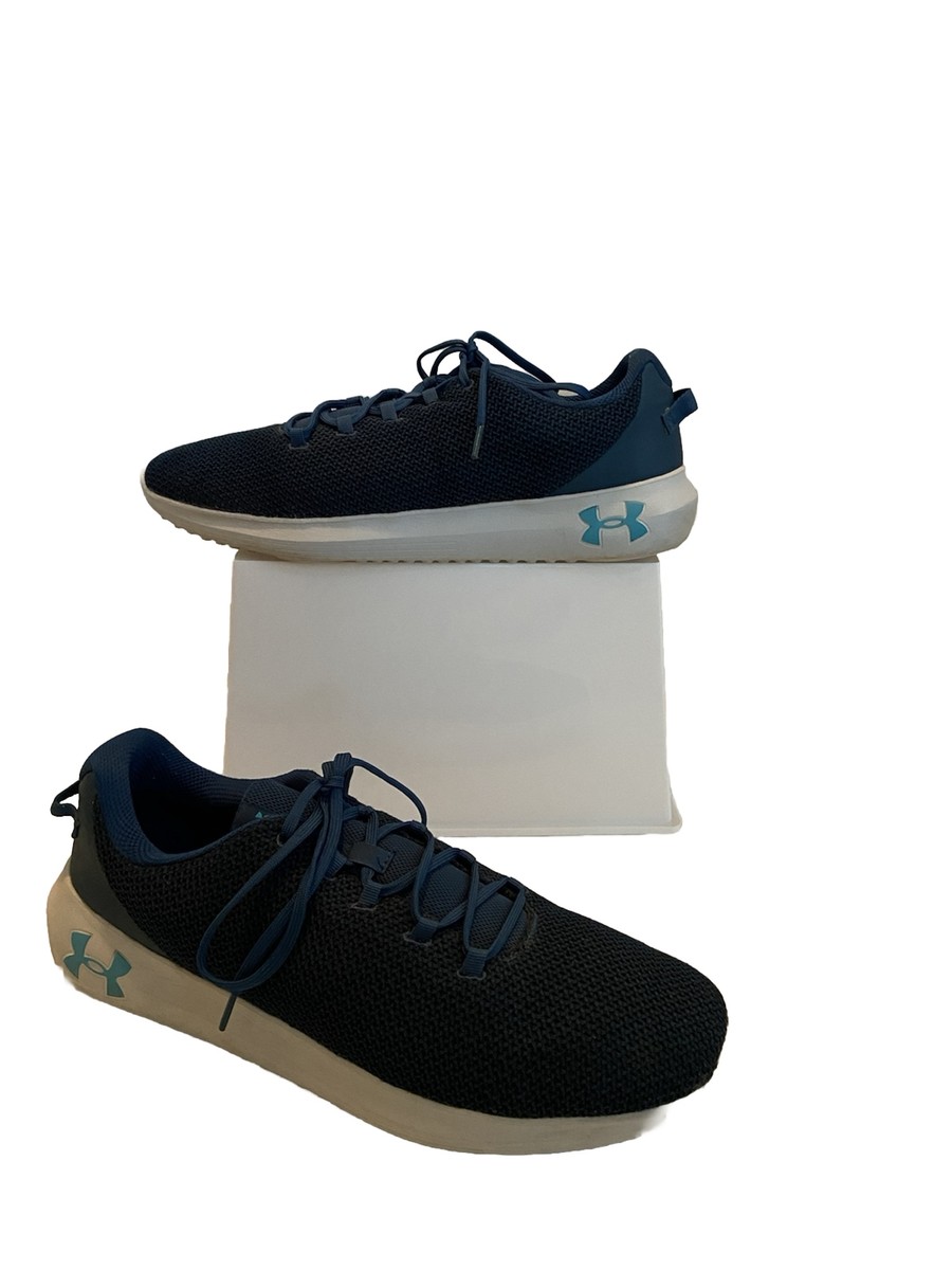 Under Armour Ripple Mens Size 15 Running Shoes Blue White Athletic