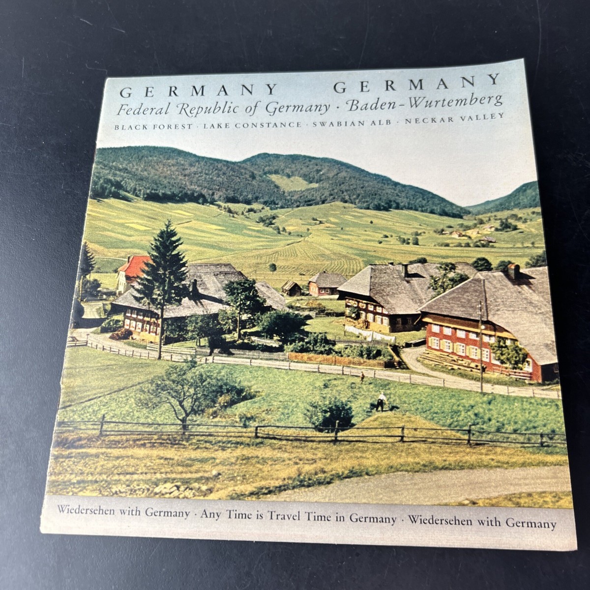 Germany Federal Republic Baden Wurtemberg Tourism Book Vintage