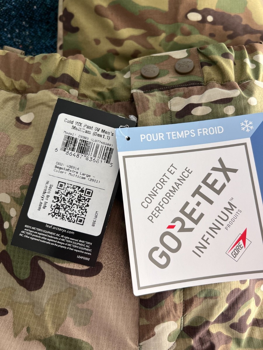 Arc'Teryx Leaf Cold WX Pants SV Gen 1.1 - Size XL - Multicam Arc'Teryx Leaf Cold WX Pants SV Gen 1.1 - Size XL - Multicam
