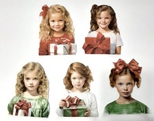 3D UPick Girls Christmas Presents Gifts Family Scrapbook Card Embellishment 3808